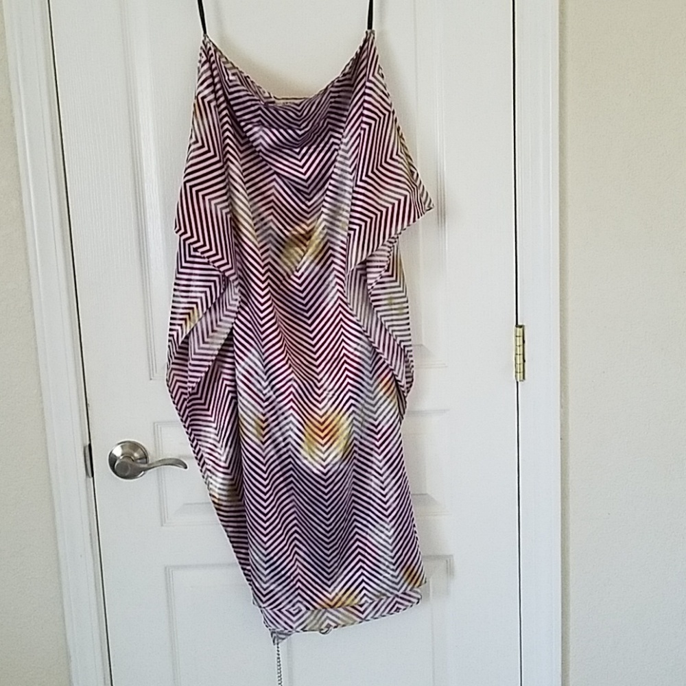 Striped Multi Color Kaftan Style Dress